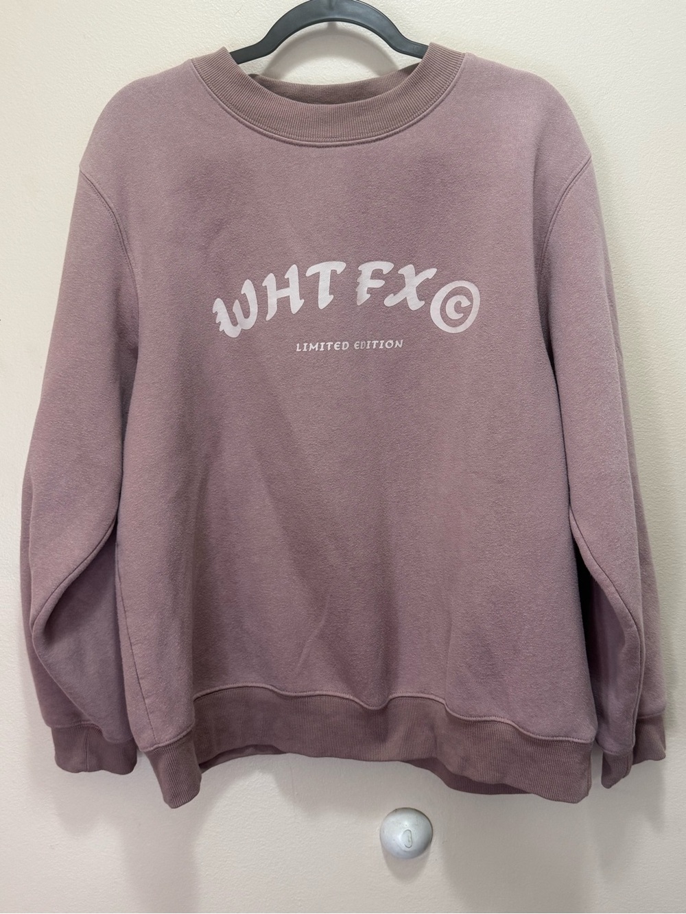 White Fox Limited Edition Mauve Crewneck Sweatshirt